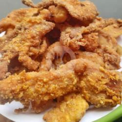 Crispy Chicken Skin Sambal Matah   Nasi