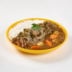 Rice Beef Sambal Ijo Curry