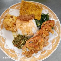 Nasi Campur Udang Tahu Tempe