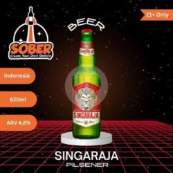 (21 ) Beer Singaraja Pilsener Quart 620ml