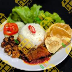 Nasi Putih   Iwak Haruan