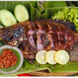 Ikan Bakar Gurami Saus Tiram 1 Porsi Kecil (lalapan, Sambal : Mentah,mateng)