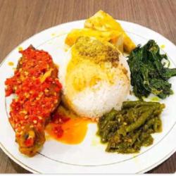 Nasi Padang Ikan Kakap Balado