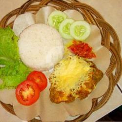 Nasi Ayam Geprek Mozzarella