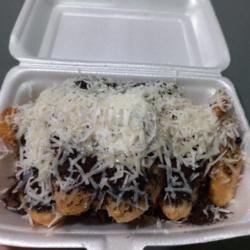 Pisang Goreng Keju Coklat Bubuk