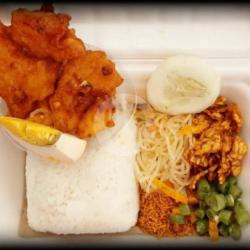 Nasi Campur Perkedel