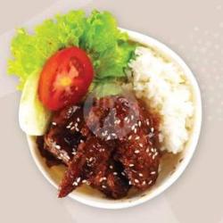 Rice Bowl Spicy Wings Saus Keju