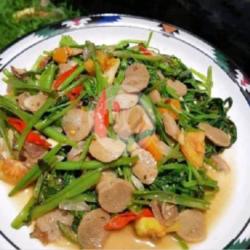 Cah Kangkung Bakso