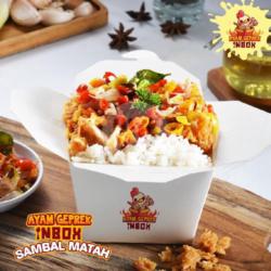 Ayam Geprek Inbox Sambal Matah (porsi Standar)