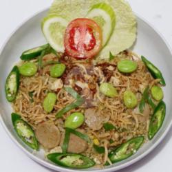 Nasi Goreng Teri Pete Sambal Hijau