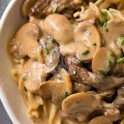 Beef Stroganoff