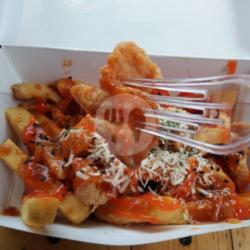 Kentang Goreng Ayam Fillet Bbq Chedar