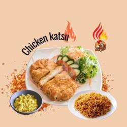 Paket Mie Chicken Katsu   Egg