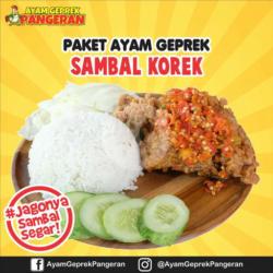 Paket Ayam Geprek Korek