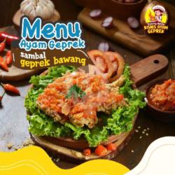 Ayam Geprek Bawang   Nasi