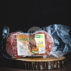 Vegan Burger Beef Slice 500gr - Pengganti Daging Merah Untuk Burger. Terbuat Dari Kedelai Gluten Free Non Gmo