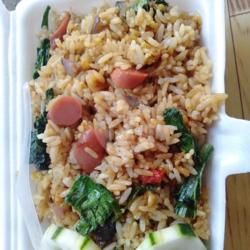 Nasgor Jawa(sosis, Telor, Ayam)