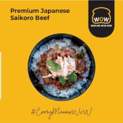 Premium Japanese Saikoro Beef Rice Free Tea