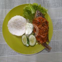 Nila Geprek Sambal Merah Plus Nasi