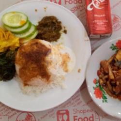 Nasi Teri   Terong Balado Spesial