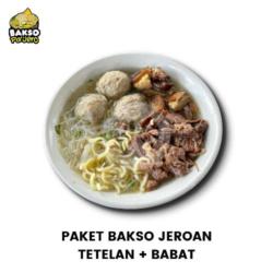 Paket Bakso Jeroan Teetellan   Babat