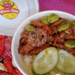 Nasi Sambel Cumi Pete