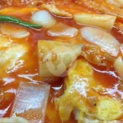 Telur Ceplok Saos/ Buah