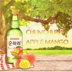 [ 21] Soju Chum Churum Apple Mango - Soju Imported - 360 Ml