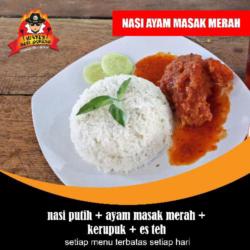 Nasi Ayam Masak Merah   Minum