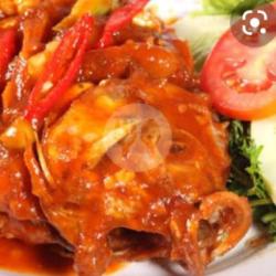 Gurame Geprek Saus Tiram Tanpa Nasi