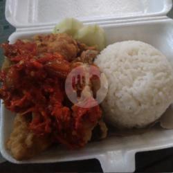 Ayam Geprek Sambel Bawang Nasi