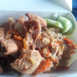 Nasi Ayam Geprek Kulit