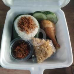 Nasi Kuning Paha Sambal Korek Kremesan