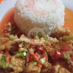 Nasi Ayam Asam Pedes