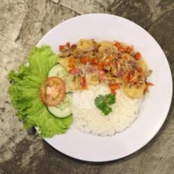 Dori Sambel Matah   Nasi