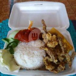 Nasi Usus Krispy Sambel Terasi