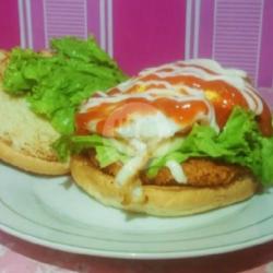 Chicken Burger Telor Ceplok