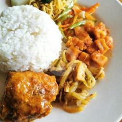 Nasi Campur Ayam Bakar Bumbu Rujak