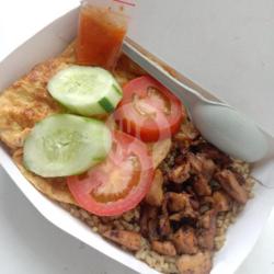 Nasgor Kebuli Telor Dadar   Ayam