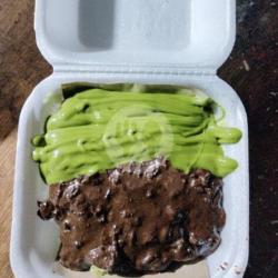 Kue Pancong Lumer Matcha Choco Crunchy