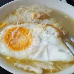 Bihun Rebus Telur Ceplok