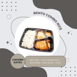 Bento Combo Rice Chicken Katsu