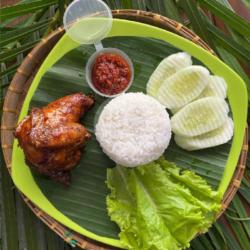 Nasi Ayam Dada Bakar Bacem Solo