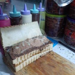 Roti Bakar Skippy Milo