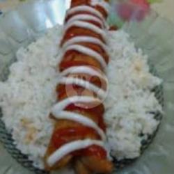 Nasi Sosis Bakar