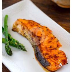 Salmon Fish Steak 200gr (bbq)