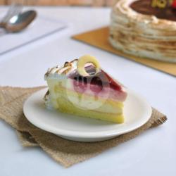 Blueberry Cheese Cake Slice