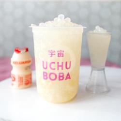 Lychee Yakult W/ Lychee Popping Boba