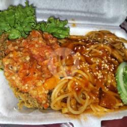 Spaghetti Ayam Geprek