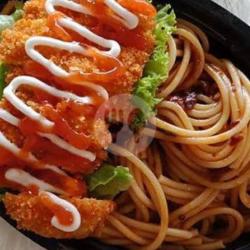 Spaghetti Chicken Katsu